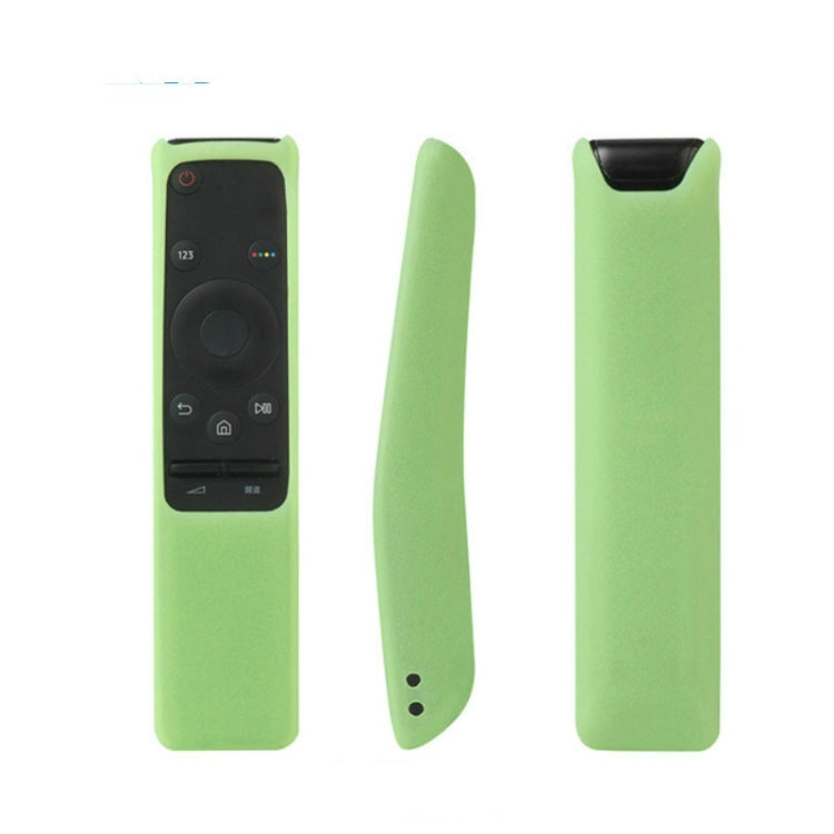 Universal Waterproof Anti-drop Silicone Remote Controller Protective Cover Case for Samsung Smart TV(Fluorescent green)