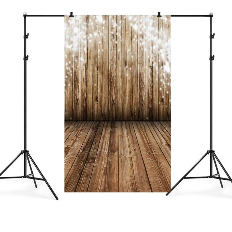 1.5m x 2.1m Wood Grain Wooden Board Children Birthday Party Photography Background Cloth