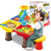 Outdoor Sandy Beach Table Toys Set for Kids(Dolphin and Square Table)