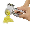 Cheese Grater Rotory Container Stainless Steel Hand-Crank Rotary Shredder with 9-10 holes