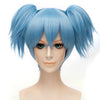 Anime Assassination Classroom Shiota Nagisa Ponytails Wig Cosplay Costume Synthetic Hair(Blue)