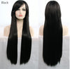 3 PCS Anime Cosplay Role Playing Color Wig COS Harajuku Style 80cm Long Straight Hair(Silver)
