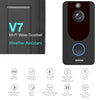 EKEN V7 Standard Edition 1080P Full HD Weather Resistant WiFi Security Home Monitor Intercom Smart Phone Video Doorbell, Support Two-way Audio, PIR Motion Detection, Night Vision