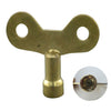 5 PCS Faucet Key Solid Brass Lock Radiator Plumbing Drainage Square Hole Socket Faucet Key