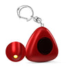Keychain Decoration Practical Girl Anti-wolf Security Alarm(Red)