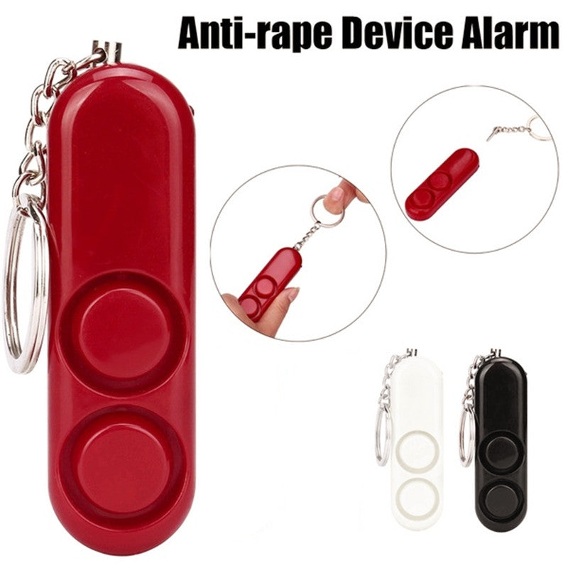 5 PCS 120dB Loud Volume Women Anti-Wolf Alarm Keychain, Random Color Delivery