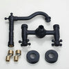 Wall-mounted Bathroom All Bronze Cold Hot Water Ancient Wall Faucet(Antique)