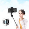 SSKY A1 Bluetooth Remote Control Handheld Telescopic Charging Tripod Selfie Stick(Cherry Pink Gold)