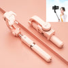 SSKY A1 Bluetooth Remote Control Handheld Telescopic Charging Tripod Selfie Stick(Cherry Pink Gold)