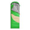 Adult Outdoor Camping Sleeping Bag with Hood Camping Office Lunch Break Home Sleeping Bag Supplies, Colour:Single Green