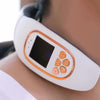 6-head Cervical Spine Shoulder Massager Multi-function Hot Compress Electric Pulse Home Intelligent Neck Protector(White)