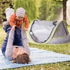 Travel Mosquito Net Ultralight Wei Portable baby beach tent(Gray)