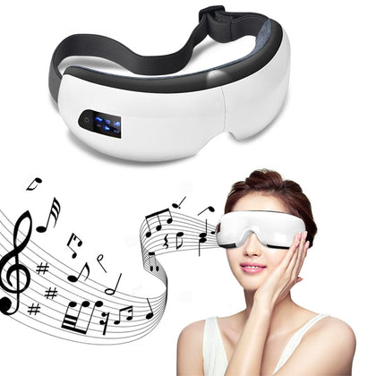 Eye Mask Air Pressure Compression Eye Massager Heating Smart Bluetooth for Dry Eye Dark Circles Vision Care Eyestrain