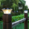 18 LEDs Solar Powered Light Post Cap Fence Bright Outdoor LED Wall Lamp(White Light)