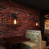 Creative Dock Retro Iron Restaurant Balcony Corridor Bedside Wall Lamp without Bulbs