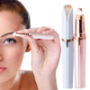 Multifunction Lipstick Eyebrow Trimmer Face Brows Hair Remover Electric Shaver Painless Eye Brow Epilator(Gold)
