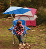 Portable Folding Outdoor Leisure Fishing Chair Travel Camping Chair with Umbrella