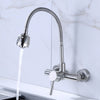 Stainless Steel Material Wall Mounted Kitchen Sink Mixer Faucet