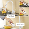 Kitchen Faucet Mixer Pull Out Single Handle Single Hole 360 Rotate Swivel Sink Mixer Tap