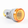 AD16-22DSV  Mini Digital Display 60-500V General Indicator AC Voltmeter, Open Hole: 22mm(Yellow)