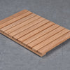 Golden Pear Wood  Solid Wood Non-slip Floor Mat Shower Room Mat No Paint Anti-corrosion Wood Floor, Size:40X60CM