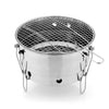 Small BBQ Outdoor Stainless Steel Portable BBQ Grilled Net Camping Picnic Charcoal Folding Oven