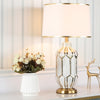 Fashion Minimalist Bedside Living Room Bedroom Decorative Table Lamp(White Gold)