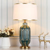 Fashion Minimalist Bedside Living Room Bedroom Decorative Table Lamp(Green Gold)