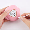 Silicone Cleansing Device Electric Sonic Face Washer(J6 Pink)