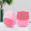 Silicone Cleansing Device Electric Sonic Face Washer(J6 Pink)