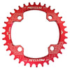MOTSUV Narrow Wide Chainring MTB  Bicycle 104BCD Tooth Plate Parts(Red)