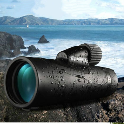 Eyeskey Outdoor HD Portable Monocular Binoculars Mobile Telescope Low-light Night Vision Monoscope Fishing Telescope(8X42)