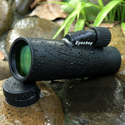 Eyeskey Outdoor HD Portable Monocular Binoculars Mobile Telescope Low-light Night Vision Monoscope Fishing Telescope(8X42)