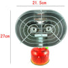 BRS-H22 Outdoor Camping Double Head Gas Heating Stove Fishing Heater Baking Oven Without Gas Cylinder
