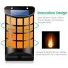 66 LEDs Solar Powered Outdoor Sense Flame IP65 Waterproof Wall Light