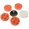 7 in 1 Buffing Pad Set Thread Auto Car Polishing Pad Kit for Car Polisher, Size:3 inch