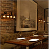 Animal Style Retro Restaurant Wall Lamp Bar Bedroom Study, Style:Wild horse(With 4 STW 4WLED bulbs)