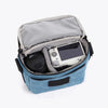 Universal DSLR Camera Shoulder Bag Canvas Photo Handbag, External size: 19 x 17 x 10mm(Blue)