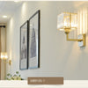 E27 LED Crystal Lamp Bedside Lamp Bedroom Living Room Wall Lamp, Light color: D(LED Warm Light 5W)