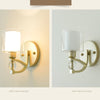 E27 LED Crystal Lamp Bedside Lamp Bedroom Living Room Wall Lamp, Light color: E(LED Warm Light 5W)