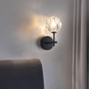 Wall Lamp Villa Hotel Wall Lamp Bedroom Bedside Crystal Wall Lamp, Power source:  warm light LED5W( Double Head Gold )