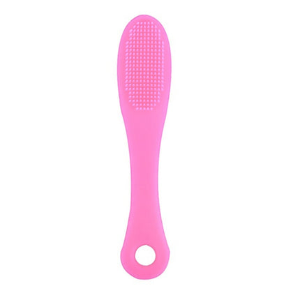 10 PCS Blackhead Brush Face Cleansing Extractor Remover Tool Silicone Finger Massage Brush Face Exfoliating Cleansing Tool(Light
