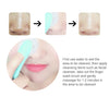 10 PCS Blackhead Brush Face Cleansing Extractor Remover Tool Silicone Finger Massage Brush Face Exfoliating Cleansing Tool(Pink)