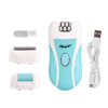 3 In 1 Rechargeable Lady Epilator Women Electric Trimmer Hair Removal Depilador Shaver Razor Callus Dead Skin Remover  Foot Care(S