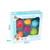6 in 1 Baby Bath Soft Ball Rubber Educational Tub Toys