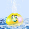 Yellow Baby Bathroom Play Water Bath Toy Children Electric Induction Sprinkler Ball with Light & Music