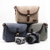 Retro Photo Camera Bag Case Cover For Canon EOS 200D 77D 7D 80D 800D 1300D 6D 70D 760D 750D 700D 600D 100D 1200D 1100D SX540(Gray)