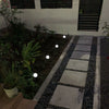 2 PCS Waterproof Outdoor Bulb Solar Ground Light Lawn Landscape Decoration(White Light)