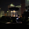 Solar Pillar Light Outdoor Waterproof Decorative Garden Lawn Wall Lamp(Warm White Light)