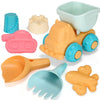 7 in 1 Outdoor Play Water Play Sand Soft Silicone Material Tool Children Play Water Toy Set